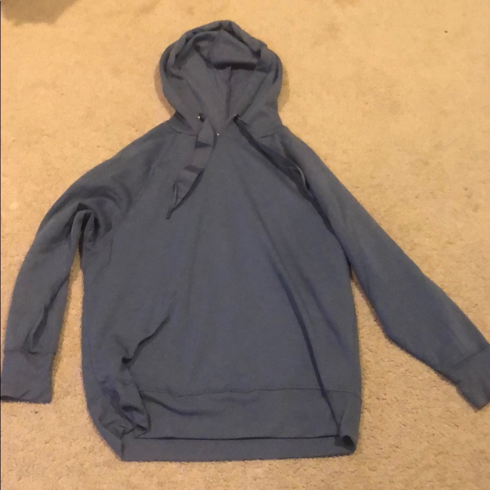 Blue hoodie